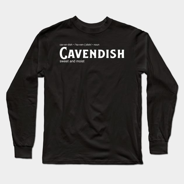 Cavendish Pipe Tobacco Long Sleeve T-Shirt by Eugene and Jonnie Tee's